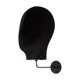 thumbnail image 3 of Cabeza de maniquí de montaje en pared, gorro, cabeza de maniquí multifuncional, soporte para exhibición de pelucas, sombrero Franela Negro, 3 of 9