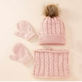 thumbnail image 5 of MEICHEN Warm Set for Girls and Boys, Kids Hat Scarf Glove Set Knit Fleece Lined Neck Warmer Mittens for Children, Fall Winter Fashion Accessories, 5 of 5