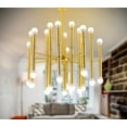 thumbnail image 2 of Plata Import Crown Gold Pendant Light, 2 of 2