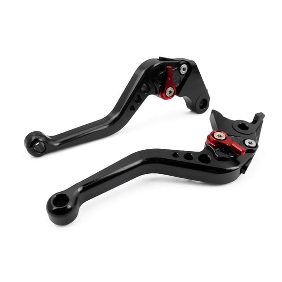 Short Brake and Clutch Levers for, Motorcycle levers-Black,Motorcycle short handle Suitable for MT07 MT09 2013-2021 MT07/Tracker MT09(15cn)