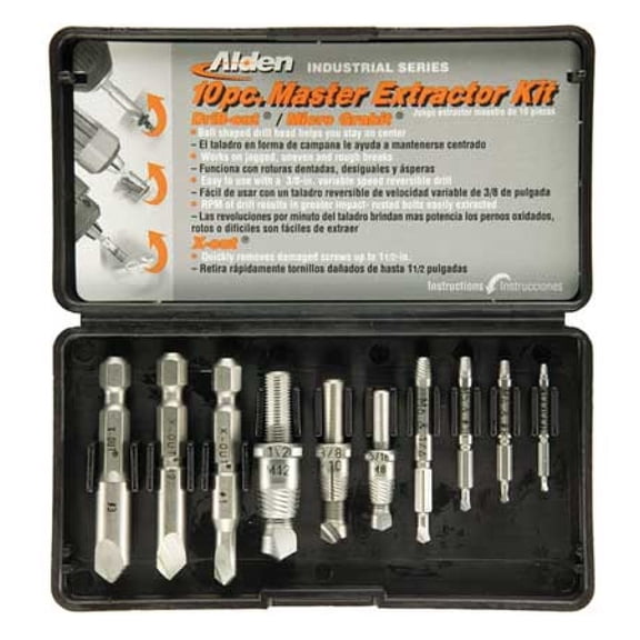 Alden 1007P Master Extractor Grabit® Pro 10 Piece Kit