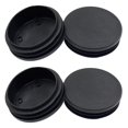 thumbnail image 1 of Tapón de plástico Suiwotin, tapas redondas negras de 76 mm, 4 piezas, 1 of 7