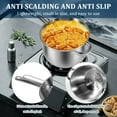 thumbnail image 3 of HLONK Deep Fryer Pot Stainless Steel Frying Pot with Basket Practical Cooking Pot Deep Fryer Portable Fry Pot Oil Saving Mini Deep Fryer Pot Multifunctional Food Fryer Pot for Cooking, 3 of 9