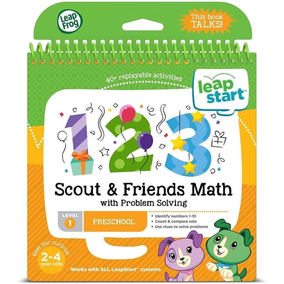 Libro de actividades LeapFrog LeapStart Preschool Scout Math