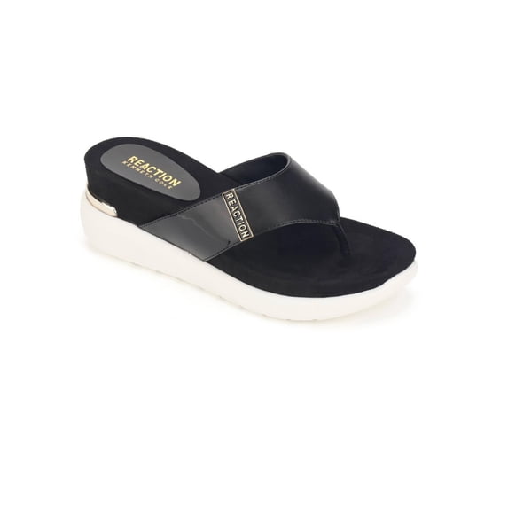 Kenneth Cole Reaction Womens Blaire Logo Slides Thong Sandals