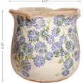 thumbnail image 6 of Ceramic Pots for Plants, Vintage Plant Pot with Drainage Hole, 6.11in. Planter for Indoor Plants, Crackle Glaze Finish Flower Pot, Perfect Tuscan Ceramic Planter for Gardening, Antique Blue Meadow, 6 of 14