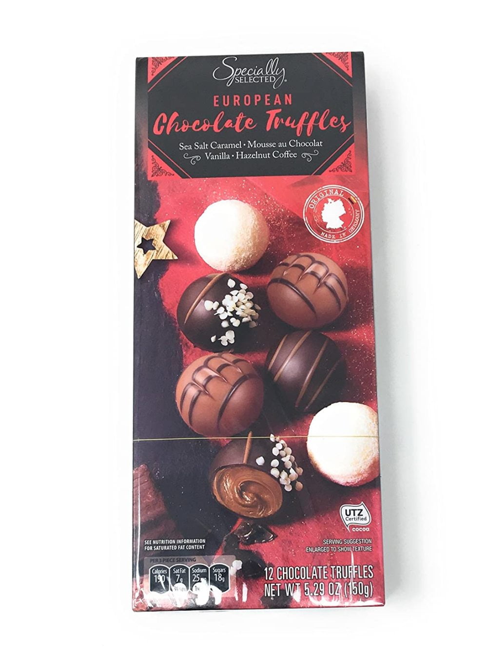 Specially Selected European Chocolate Truffles, Imported from Germany