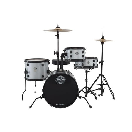 Ludwig Pocket Kit 4pc Acoustic Drum Set Junior Size White Sparkle