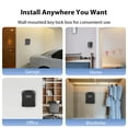 thumbnail image 6 of Venoro 4 Digit Combination Key Lock Box Safe Security Storage Case Organizer Waterproof, 6 of 13