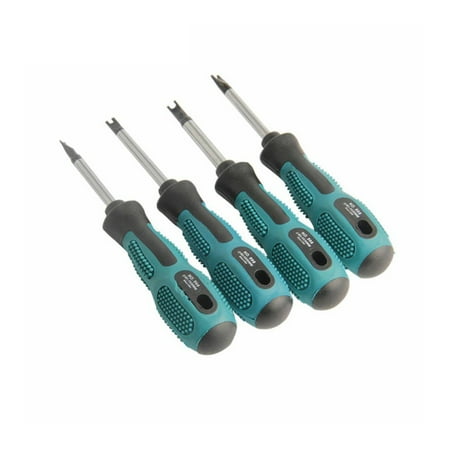 

4pcs Screw Driver with Anti- for slip Handle Set Portable U-shaped Screwdriver Kit for Air Filter