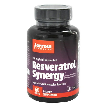 Jarrow Formulas - Resveratrol Synergy 200 mg. - 60 Tablet (s) avec Pterostilbene