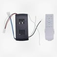 thumbnail image 1 of Universal Ceiling Fan Remote Control Kit with 6-Speed Timing Function, 40W Replacement Remote for DC Ceiling Fans and Lights, 1 of 5