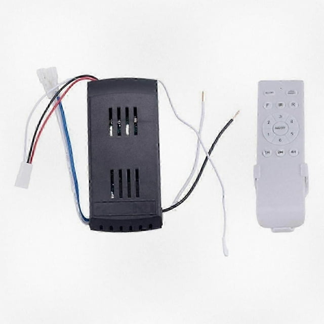 Universal Ceiling Fan Remote Control Kit with 6-Speed Timing Function, 40W Replacement Remote for DC Ceiling Fans and Lights