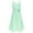 Mint Green, variant on IEFIEL Girls Juniors Bridesmaids Dress Chiffon Elegant Flower Girl Dress Summer A Line Sundress Mint Green 10
