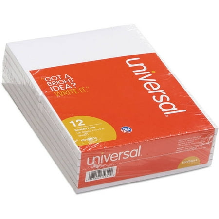 Scratch Pad Plain Paper - (2 Pack) Universal Scratch Pads, Unruled, 4 x 6, White, 100 Sheet Pads, 12 pack -UNV35614