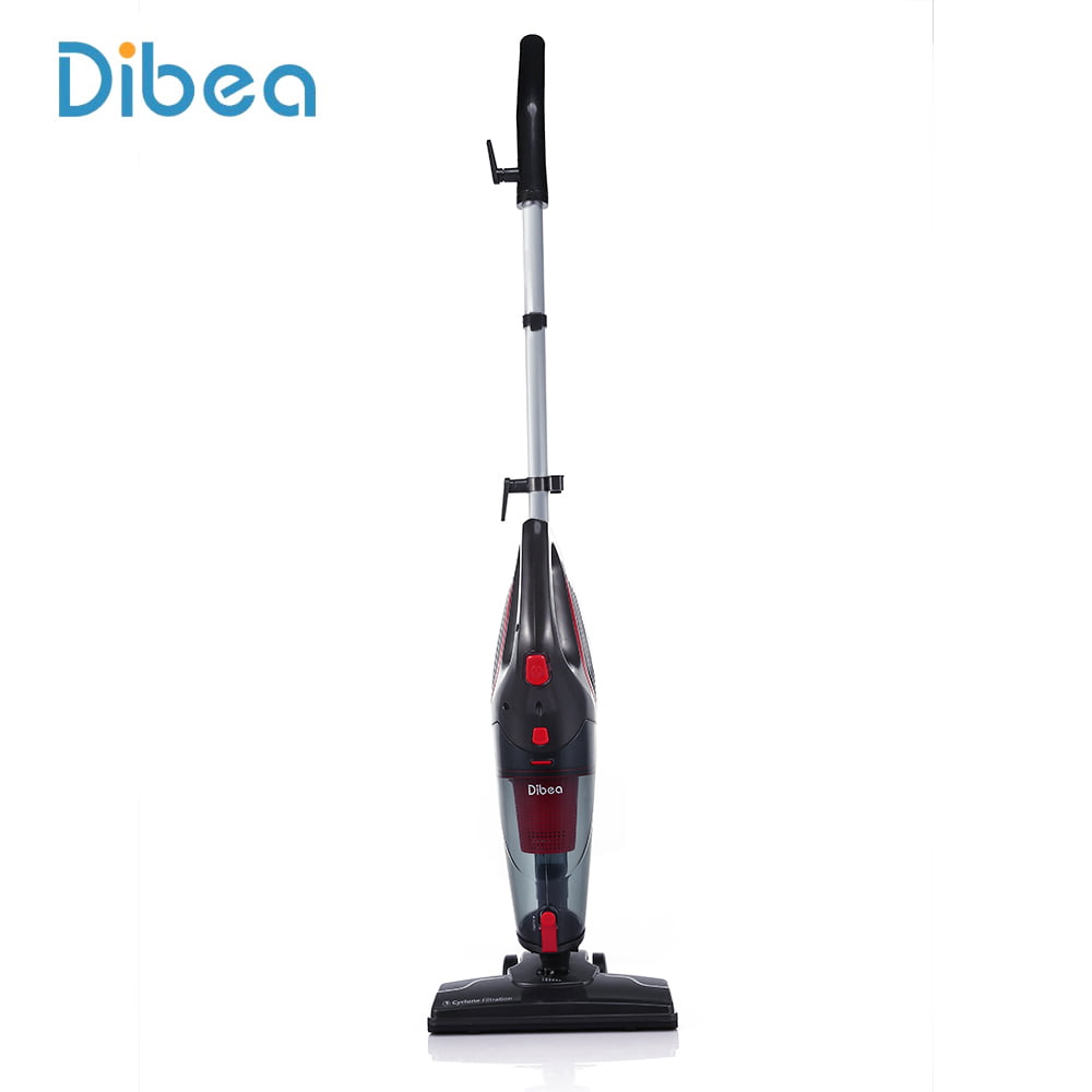 Dibea Stick Vacuum Cleaner 2 in 1 Corded Lightweight Upright and Handheld Vacuum 15Kpa Strong Suction Multi-Layer HEPA Filter 1L Dust Bin 5 Height Adjustment for Carpet Hard Floor Pet Hair Dust SVC-SC4588-A 