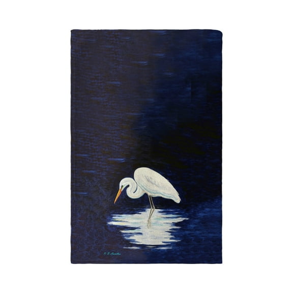 Reflecting Egret Kitchen Towel - 16x25