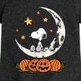 thumbnail image 3 of Peanuts - Snoopy Halloween Moon - Youth Girls Fitted Short Sleeve T-Shirt, 3 of 6