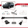thumbnail image 3 of Compatible with Kia Sorento 2 (XM) 2010-2014 FLY Model Car Roof Rack Cross Bar Grey Aluminium 2 Bars, 3 of 7