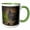 Green/White, variant on 3drose, State Capital in Boise, 11oz Two-tone Green Mug