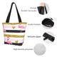 thumbnail image 4 of Fotbe Gold Glittering Hearts and Flamingos Bolsa de Playa con Estampado, Bolsa de Hombro, Bolsa de Mano Espaciosa, Bolsa de Viaje Ligera, Bolsa de Compras Versátil, 4 of 6