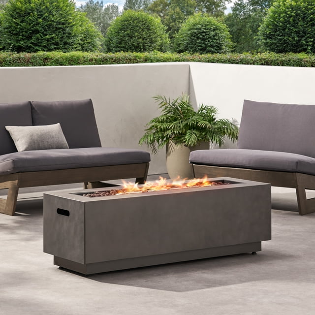 Foyer Rectangulaire en Fer - 50000 BTU (Couvercle de Réservoir Non Inclus)