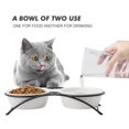 thumbnail image 2 of KitchenLeStar Cuencos para perros y gatos – Cuencos elevados de cerámica para comida de gatos, 12 onzas, aptos para lavavajillas, 2 of 5