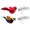 Red&Multicolor, variant on BESTSKY 2Pcs Flapping Bird Cat Toy,Cat Energy Drain Bird Toy for Cats,Interactive Bird Sounds Cat Bird Toy,Red&Multicolor