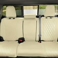 thumbnail image 2 of For 2019-2023 GMC Sierra 1500 2500HD 3500HD SLT | AT4 | DENALI FH Group Neoprene Custom Fit Truck Car Seat Covers Rear Set Beige, 2 of 5