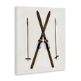thumbnail image 4 of Stupell Industries Minimal Winter Skis Sports Painting Gallery Wrapped Canvas Art Prints Wall Art, 24 x 30, 4 of 8