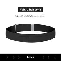 Mrmaere Waterproof Running Belt Pouch for Phone and Accessories, Breathable Sports Waist Pack for Women and Men, Adjustable Exercise Belt with Zipper Pockets Black