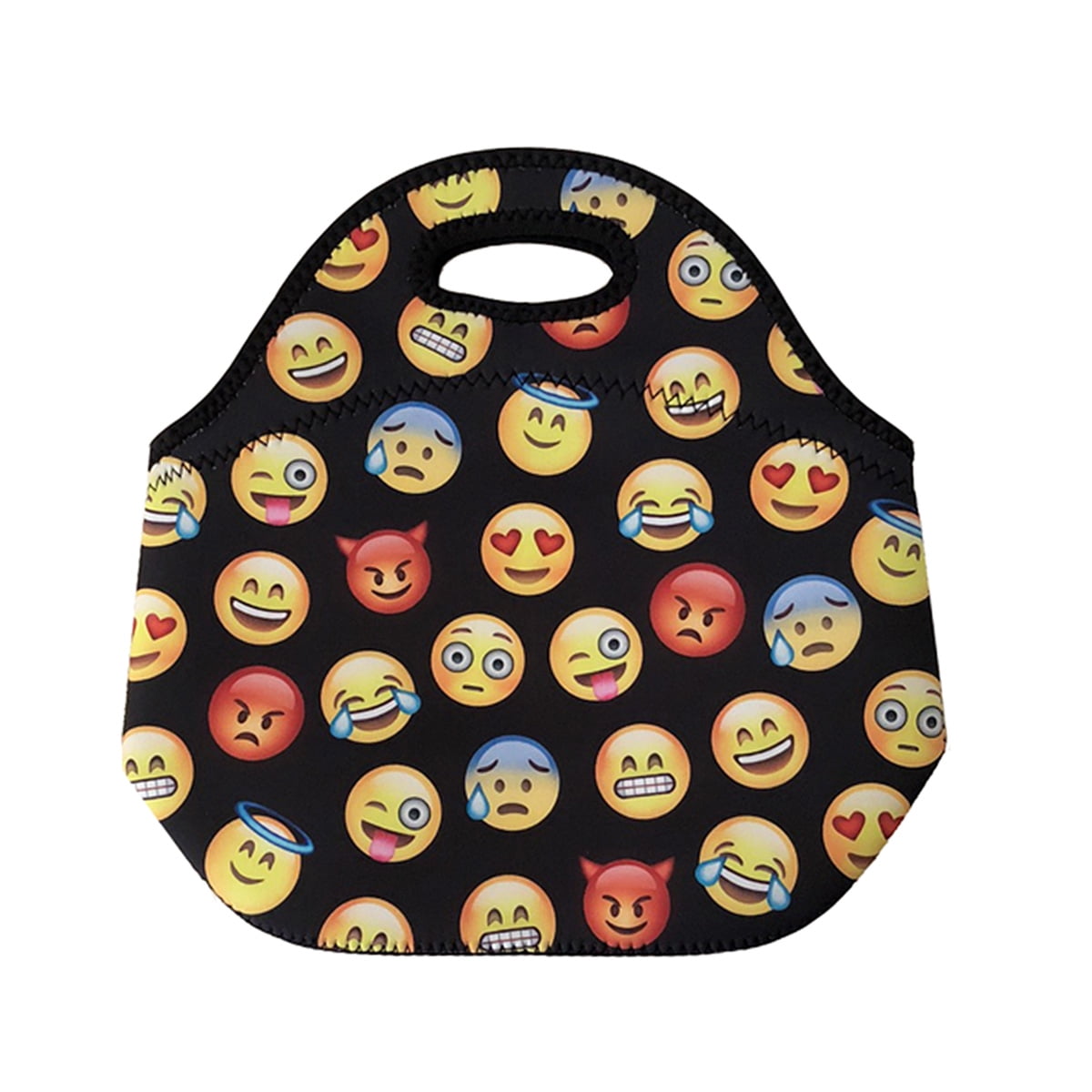 Wrapables® Insulated Neoprene Lunch Bag, Emoji's