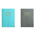 thumbnail image 1 of 2 uds portátil A5 diario cuaderno , objetivos hábitos seguimiento académico diario  negocios cuaderno diario A5 plan diario 2023 negruzco Yotijar  almohadillas para escribir cuadernos, 1 of 10