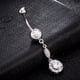 thumbnail image 3 of Chic simple elegante perla diamante circón ombligo anillo Likrtyny Para estrenar, 3 of 4