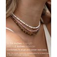 thumbnail image 4 of Beaded Choker Necklace for Women, Summer Must-have Jewelry, Surfer Beach Necklace, 4 of 6