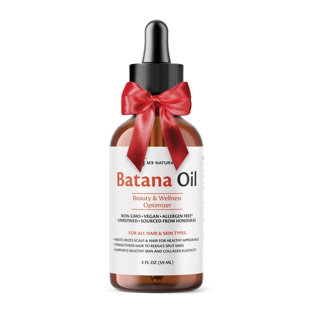 Aceite de Batana Puro M3 Naturals, Para Cabello y Piel Saludables, 100% Natural, Vegano, Crecimiento Capilar, Menos Caída, 59 ml