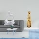 thumbnail image 2 of Escultura De Guepardo Dorado Con Un Pensador Abstracto Creativo, Ideal Como Centro De Mesa Para Sala De Estar Y Oficina., 2 of 8