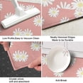 thumbnail image 3 of Pink Daisy Flower White Blooms Pattern Kitchen Rug Mat,Kitchen Runner Rugs Non Skid Washable,Decorative Kitchen Floor Mats for Kitchen,Sink,Laundry,17"X47", 3 of 5
