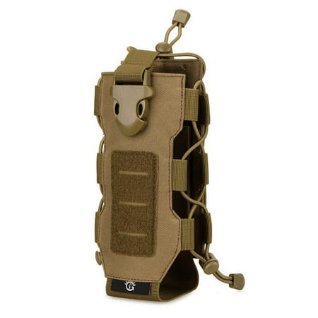 

Fovolat Molle Water Bottle Pouch|Adjustable Water Bottle Holder|Outdoor Kettle Pouch Strap Bottle Carrier Bag Suitable for 300-850ml Bottles