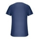 thumbnail image 4 of Playeras Elvqul para Hombre Playa Manga Corta Liso Azul Cuello Redondo, 4 of 5
