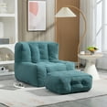 thumbnail image 2 of LUCKHAO   Comfy Bean Bag Chair,Fluffy Bean Bag Chairs , super soft lazy sofa chair with memory foam and ottoman ,indoor modern focus bean bag chair, 2 of 27