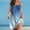 Light Blue Womens Summer Dress, variant on Werulen Mini Dresses for Women 2023, Spaghetti Strap Tie-dye Sundresses Summer Scoop Neck Sleeveless Boho Beach Women's Dresses