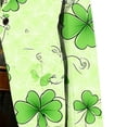 thumbnail image 4 of Handshe Men's Casual St. Patrick Print Long Sleeve Notch Lapel Jacket, Lightweight Double Button Closure Outdoor Coat for Daily Wear and Leisure Activities, 4 of 5