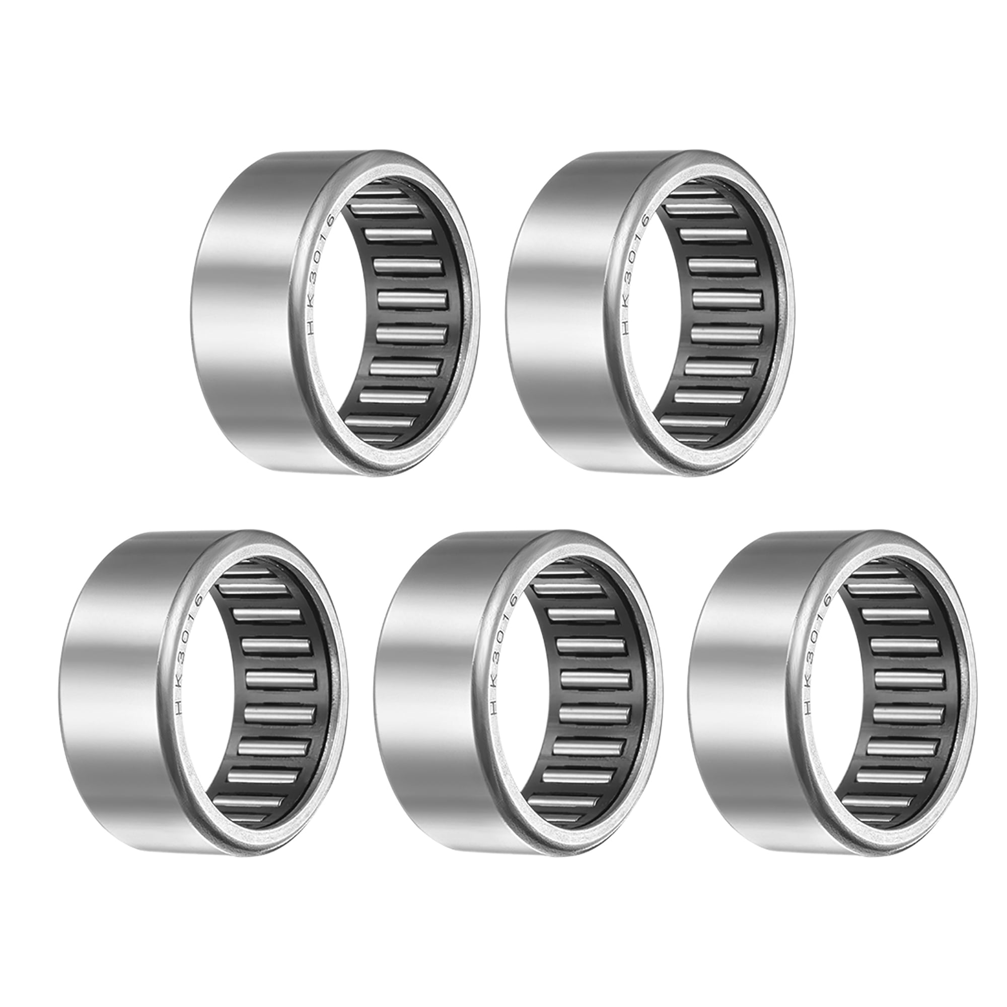 HK3016 Drawn Cup Needle Roller Bearings, Open End, 30mm I.D., 37mm OD