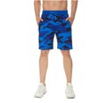 thumbnail image 4 of Tyhengta Mens Shorts Casual Sports Drawstring Zipper Pockets Elastic Waist CamoBlue 36, 4 of 8