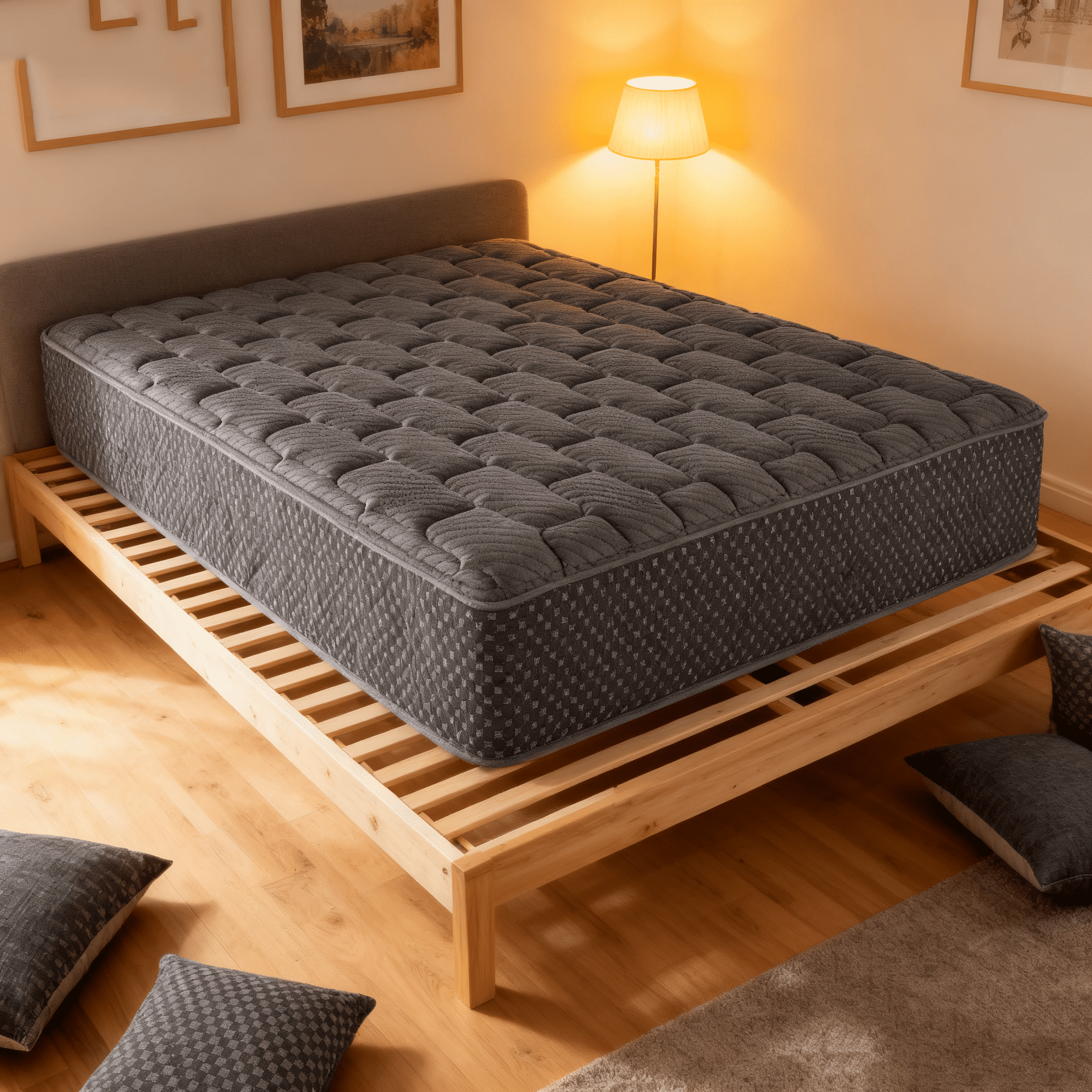 King Size 13 Inch Firm Hybrid Mattress, Cooling Gel Memory Foam and Innerspring with Edge Support, CertiPUR-US Certified, Motion Isolation, Adjustable Base Compatible