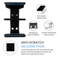 thumbnail image 3 of JEMACHE Under Desk Dual Decker Laptop Mount, Hard Aluminum Under Table Desk 2 Tier Holder for Laptop, Mac Mini, MacBook, Keyboard with Anti-Scratch Silicone (Black), 3 of 7