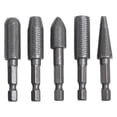 thumbnail image 4 of Hex Shank Rotary Steel File Wood Drill Bits Burrs Metal Grinding Grooved Sanding Engraving Milling Polish Tool Extension Rod Fangkenuo, 4 of 9