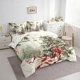 thumbnail image 3 of Castle Fairy 7-Piece Teens Red Bow Xmas Tree Full Bedding Set, 3 of 8