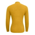 thumbnail image 5 of Fgnfyis Women's Autumn Winter Warm Half Turtleneck Button down Pullover Sweater Top Casual Comfortable Soft Knitwear Yellow XL, 5 of 5